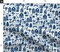 Delft Dutch Windmill Blue Folk Art Travel City Old Custom Printed Fabric by Spoonflower Various Fabrics by the Yard or Fat Quarter